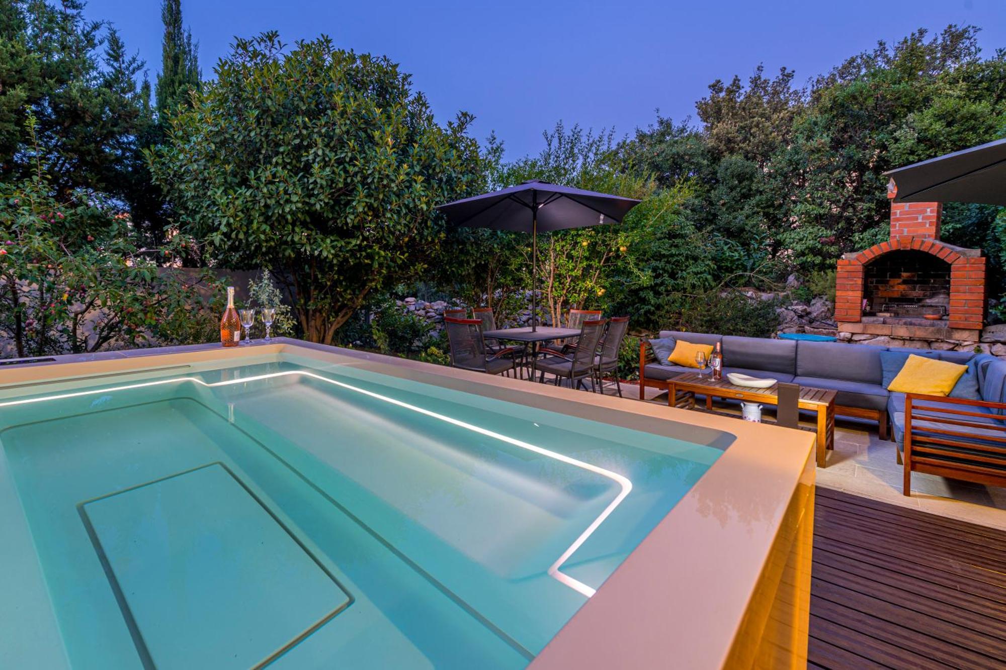 Apartment With Terrace And Mini Pool Green Gold ドゥブロブニク エクステリア 写真
